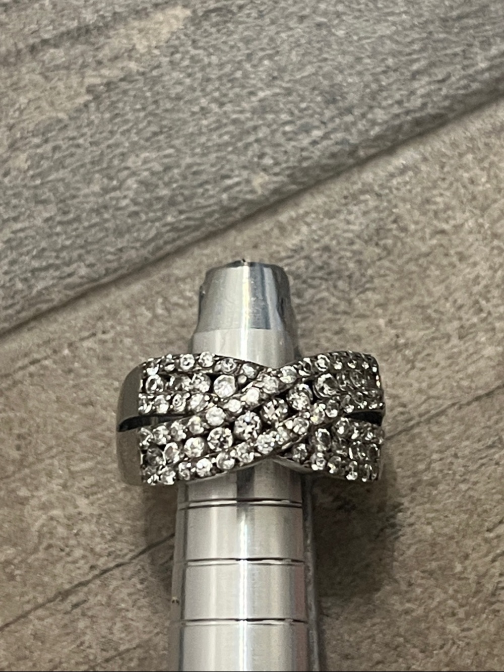 925 Twist Statement Ring - Women Jewelry 6.5